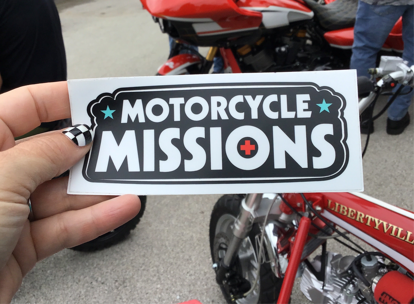 ACCESSORY - STICKER, MOTORCYCLE MISSIONS