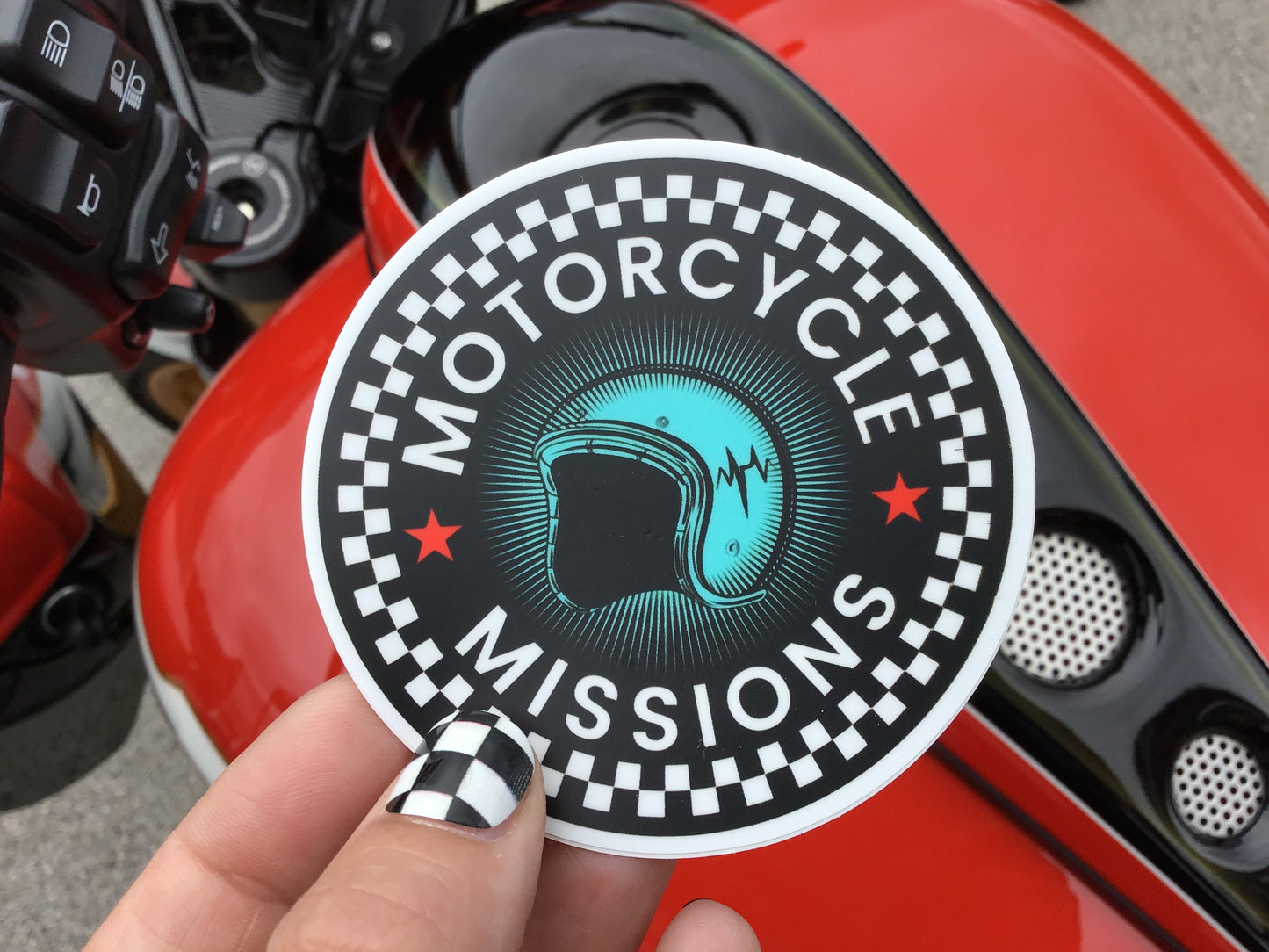 ACCESSORY - STICKER, HELMET 3”