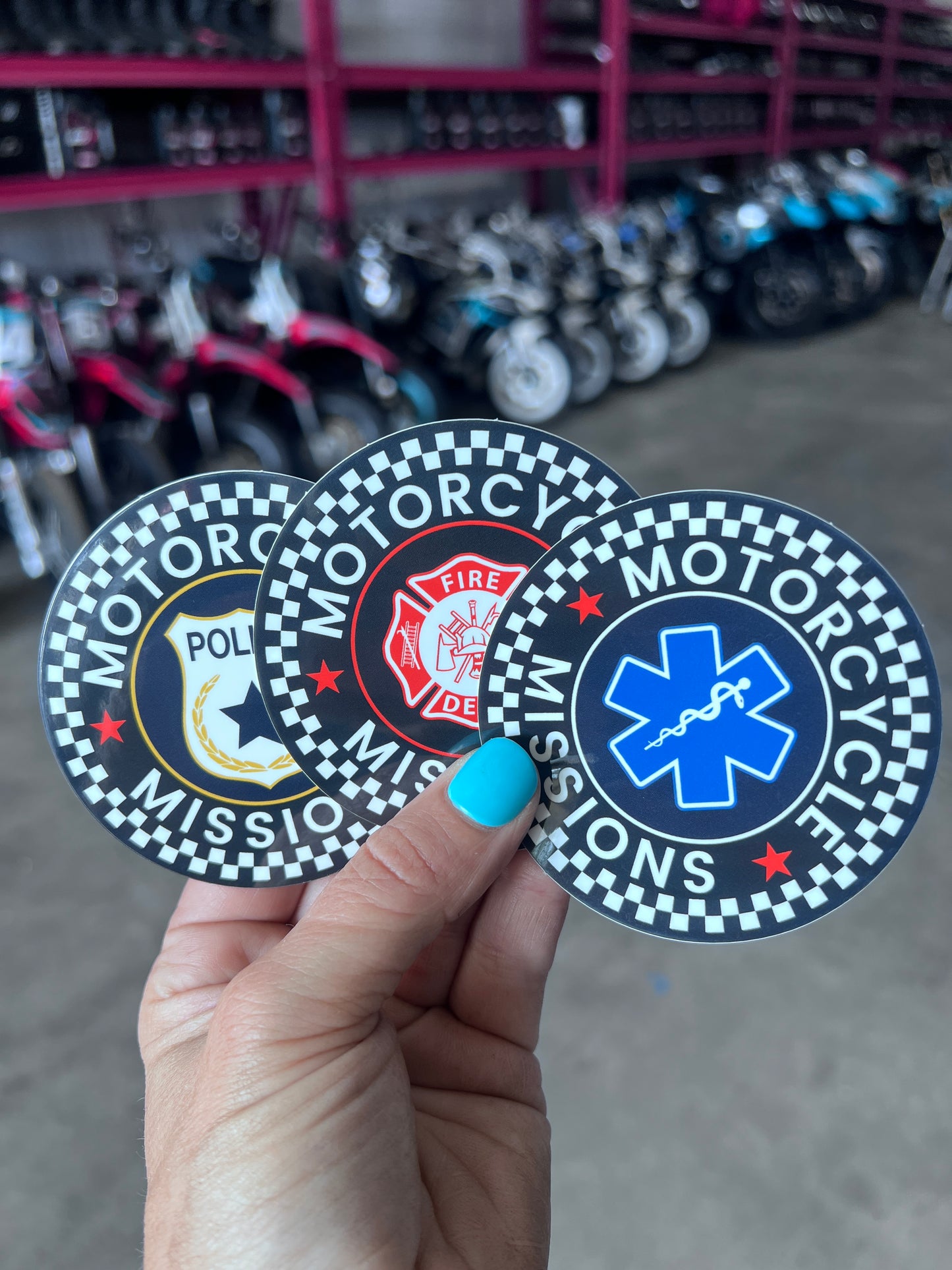Stickers - 3" Military Branch & First Responders