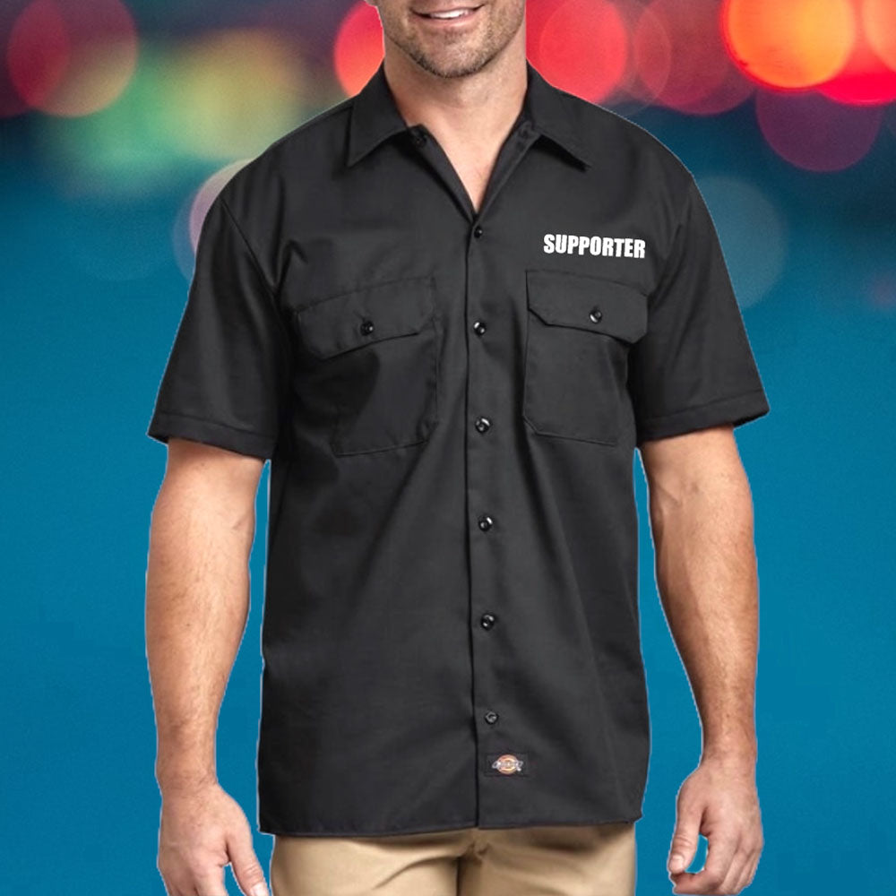 DICKIES - "SUPPORTER" COLLARED SHIRT
