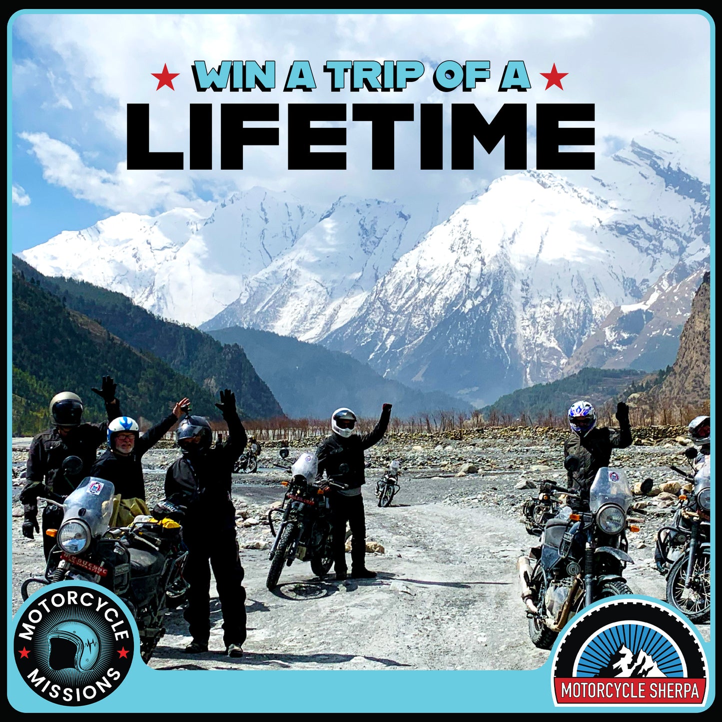 MOTORCYCLE SHERPA MONTHLY DONATION 🩵