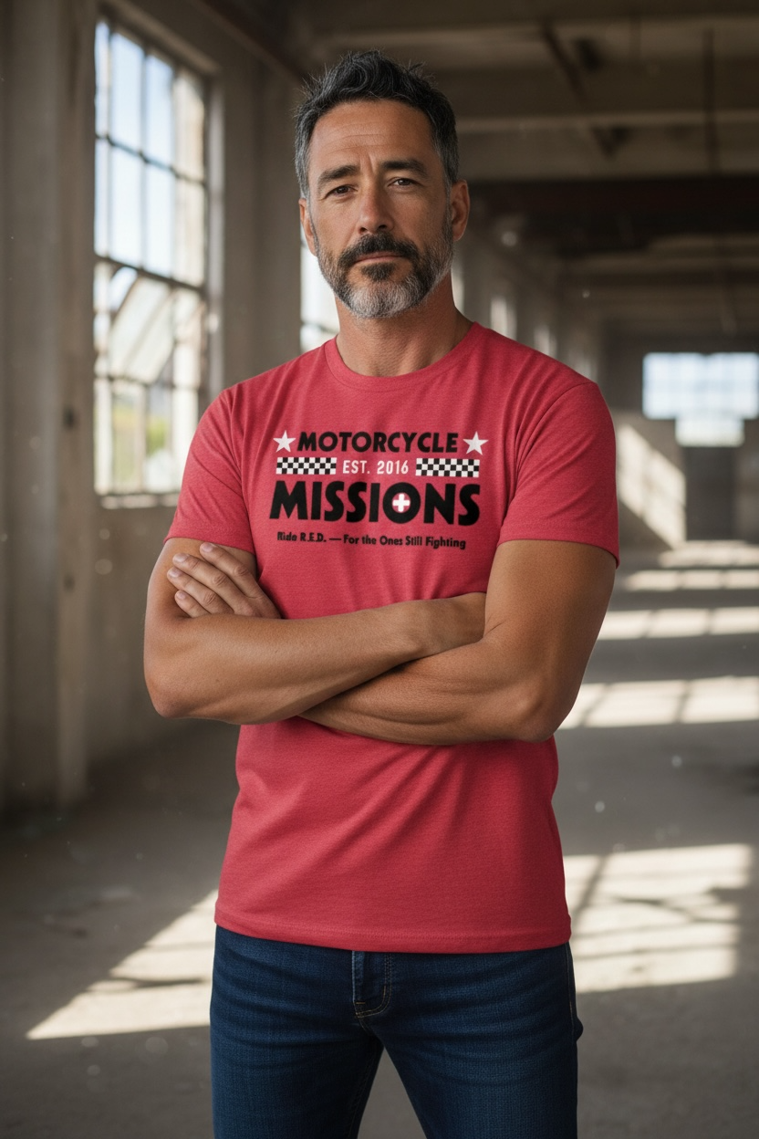 TEE - R.E.D. - RIDE.ENDURE.DEFEND & REMEMBER.EVERYONE.DEPLOYED