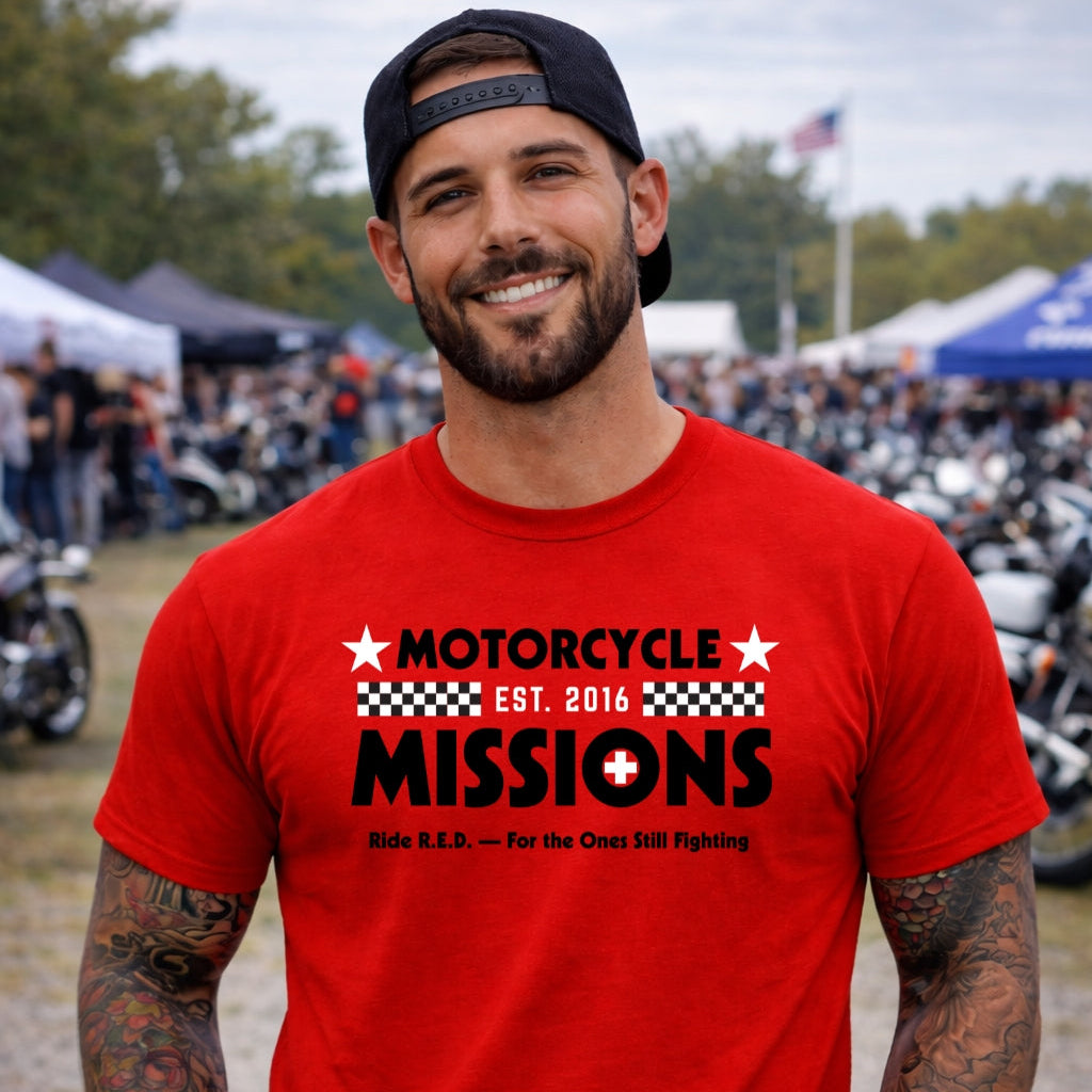 TEE - R.E.D. - RIDE.ENDURE.DEFEND & REMEMBER.EVERYONE.DEPLOYED