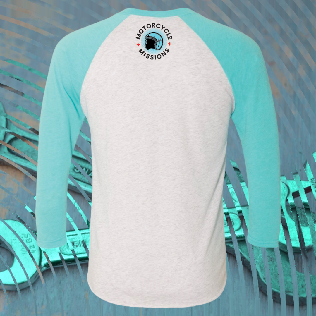 IGY6 3/4 SLEEVE - TEAL UNISEX